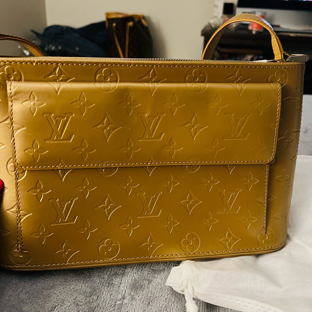 LV monogram mat alston bag